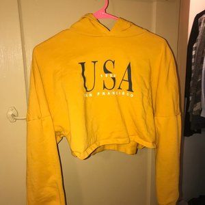 cropped hoodie